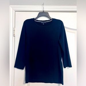 Jones New York Navy 3/4 sleeve Women’s blouse